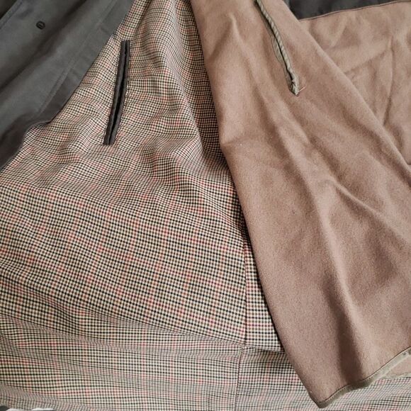 Ralph Lauren Trench Coat Mens 48R Olive Green Button Up Classic Old Money Luxury - Picture 8 of 9